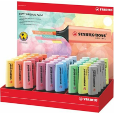 STABILO Szövegkiemelő display, 2-5 mm, STABILO "BOSS Pastel", vegyes pasztell színek filctoll, marker