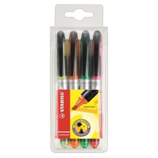 STABILO Szövegkiemelő készlet, 1-4 mm, STABILO "Navigator", 4 különböző szín filctoll, marker