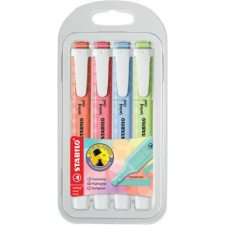 STABILO Szövegkiemelő készlet, 1-4 mm, STABILO "Swing Cool Pastel" 4 különboző szín filctoll, marker