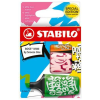 STABILO Szövegkiemelő készlet, 2-5 mm, STABILO, "Boss Mini Snooze One", 3 különböző szín