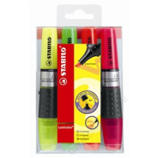 STABILO Szövegkiemelő készlet, 2-5 mm, STABILO Luminator, 4 különböző szín (TST714) filctoll, marker