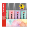 STABILO Szövegkiemelő Stabilo Boss Original pastel 4 db-os klt. (menta, barack, orgona, türkiz)