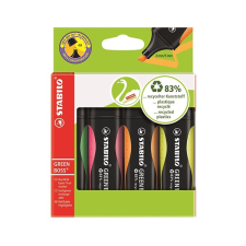 STABILO Szövegkiemelő stabilo green boss 4db-os készlet környezetbarát 6070/4 filctoll, marker