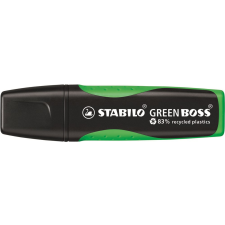 STABILO Szövegkiemelő STABILO Green Boss neon zöld környezetbarát filctoll, marker