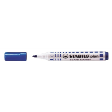 STABILO Táblamarker, 2,5-3,5 mm, kúpos, STABILO "Plan", kék filctoll, marker
