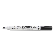 STABILO Táblamarker Stabilo Plan, 643/46, vágott hegyű, fekete filctoll, marker