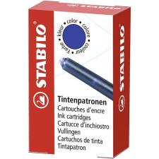 STABILO tintapatron, kék - 6 db tollbetét
