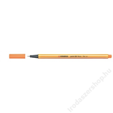 STABILO Tűfilc, 0,4 mm, STABILO Point 88, neon narancssárga (TST88054) filctoll, marker