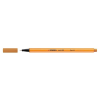 STABILO Tűfilc, 0,4 mm, STABILO "Point 88", okkersárga