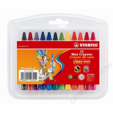 STABILO Zsírkréta, STABILO Yippy-wax, 12 különböző szín (TST2812PL) kréta