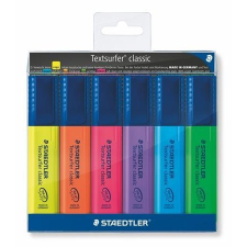 STAEDTLER 1-5 mm 6 különböző színű szövegkiemelő készlet filctoll, marker