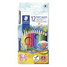 STAEDTLER Akvarell ceruza készlet ecsettel 12 különböző szín (TS14410NC12) (TS14410NC12) ceruza