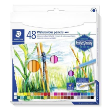 STAEDTLER Akvarell ceruza készlet, hatszögletű, STAEDTLER Design Journey, 48 különböző szín (TS14610CC48) ceruza