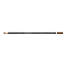 STAEDTLER Akvarell színes ceruza, hatszögletű, STAEDTLER "Mars® Lumograph® 104", sötétbarna színes ceruza