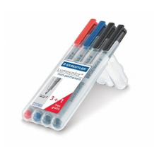 STAEDTLER Alkoholmentes marker készlet, OHP, 0,6 mm, STAEDTL filctoll, marker