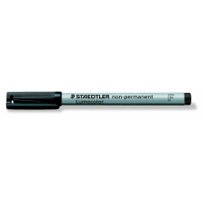 STAEDTLER Alkoholmentes marker, OHP, 0,6 mm, STAEDTLER "Lumocolor® 316 F", fekete filctoll, marker