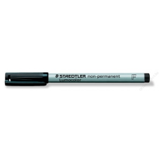 STAEDTLER Alkoholmentes marker , OHP, 0,6 mm, STAEDTLER Lumocolor 316 F, fekete (TS3169) filctoll, marker
