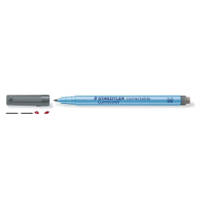 STAEDTLER Alkoholmentes marker, OHP, 1 mm, STAEDTLER &quot;Lumocolor 305 M&quot;, fekete filctoll, marker