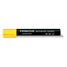 STAEDTLER Alkoholos marker, 2-5 mm, vágott, STAEDTLER "Lumocolor 350", sárga filctoll, marker