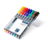 STAEDTLER Alkoholos marker készlet, OHP, 1 mm, STAEDTLER "Lumocolor 317 M", 8 különbözõ szín