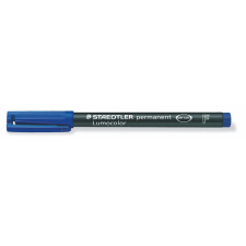 STAEDTLER Alkoholos marker, OHP, 0,6 mm, STAEDTLER &quot;Lumocolor® 318 F&quot;, kék filctoll, marker