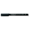  STAEDTLER Alkoholos marker, OHP, 1-2,5 mm, STAEDTLER "Lumocolor® 314 B", fekete