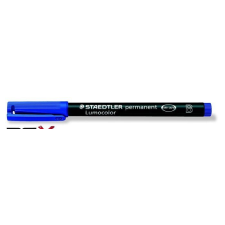 STAEDTLER Alkoholos marker, OHP, 1-2,5 mm, STAEDTLER &quot;Lumocolor 314 B&quot;, kék filctoll, marker