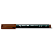 STAEDTLER Alkoholos marker, OHP, 1 mm, STAEDTLER "Lumocolor 317 M", barna filctoll, marker