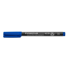 STAEDTLER Alkoholos marker, OHP, 1 mm, STAEDTLER "Lumocolor® 317 M", kék filctoll, marker