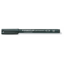  STAEDTLER Alkoholos marker, OHP, 1 mm, STAEDTLER &quot;Lumocolor® 317 M&quot;, fekete filctoll, marker