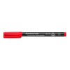 STAEDTLER Alkoholos marker, OHP, 1 mm, STAEDTLER "Lumocolor® 317 M", piros