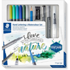 STAEDTLER "Design Journey" Handlettering x Aquarell Set (61 3001-2) filctoll, marker