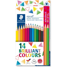 STAEDTLER Ergo Soft háromszögletű színes ceruza készlet (14 db / csomag) (157 C14P1) színes ceruza