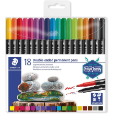 STAEDTLER Fasermaler D.spitze permanent 18ST (3187 TB18) filctoll, marker