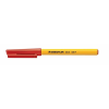 STAEDTLER Golyóstoll, 0,3 mm, kupakos, STAEDTLER "Stick 430 F", piros