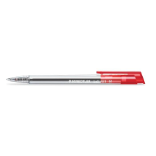 STAEDTLER Golyóstoll, 0,5 mm, nyomógombos, STAEDTLER &quot;Ball 423 M&quot;, piros toll