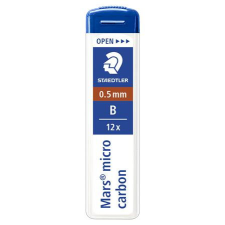 STAEDTLER Grafitbél, B, 0,5 mm, STAEDTLER "Mars Micro Carbon 250" tollbetét