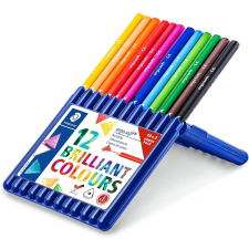 STAEDTLER Háromszögletű színes ceruza készlet (12 db / csomag) színes ceruza