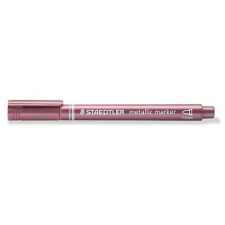 STAEDTLER Marker Staedtler dekor 1-2 mm kerek hegyű metálpiros filctoll, marker
