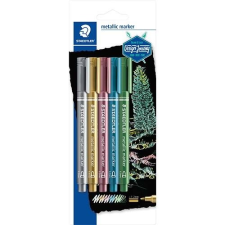STAEDTLER Művészeti marker Staedtler Design Journey metálszínű 5 db-os bliszteres filctoll, marker