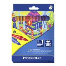 STAEDTLER Noris Club 1 mm Filctoll készlet -24 szín (325 C24) filctoll, marker