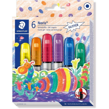 STAEDTLER "Noris Club" zselés viaszceruza, 6 csillogó színben színes ceruza