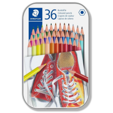 STAEDTLER Noris Colour színes ceruzák, 36 szín, háromszög alakú iskolai kiegészítő