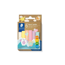STAEDTLER Noris® jumbo 842 Gyurmakészlet - Pasztell színek (6 darabos) (842P C6) gyurma