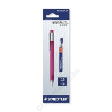 STAEDTLER Nyomósirón és grafitbél, 0,5 mm, STAEDTLER Graphite 777,  vegyes színek (TS7775SBK25D) ceruza