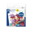 STAEDTLER Olajpasztell kréta, STAEDTLER® 2420 M, 6 különböző metál szín (TS2420MC6C)