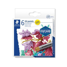  STAEDTLER Olajpasztell kréta, STAEDTLER® &quot;2420 M&quot;, 6 különböző metál szín kréta
