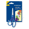 STAEDTLER Olló, iskolai, 14 cm, balkezes, STAEDTLER Noris Club, kék (TS96514LNBK)