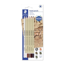STAEDTLER Pasztell ceruza készlet, hatszögletű, "Design Journey", 6 különböző szín ceruza