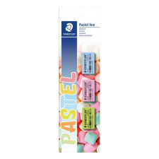 STAEDTLER Radír Staedtler Pastel Line 3db bliszter Promo radír